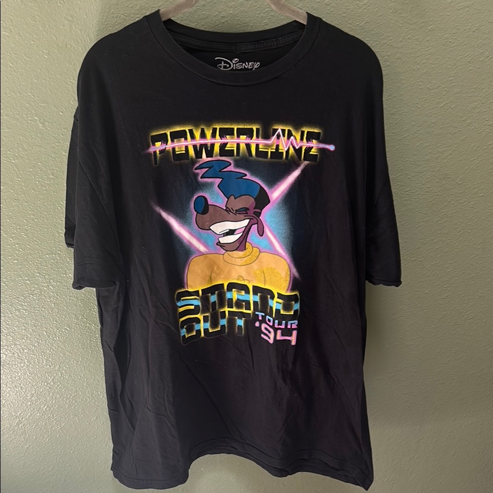 Disney Black Short Sleeve Disney Graphic Tee